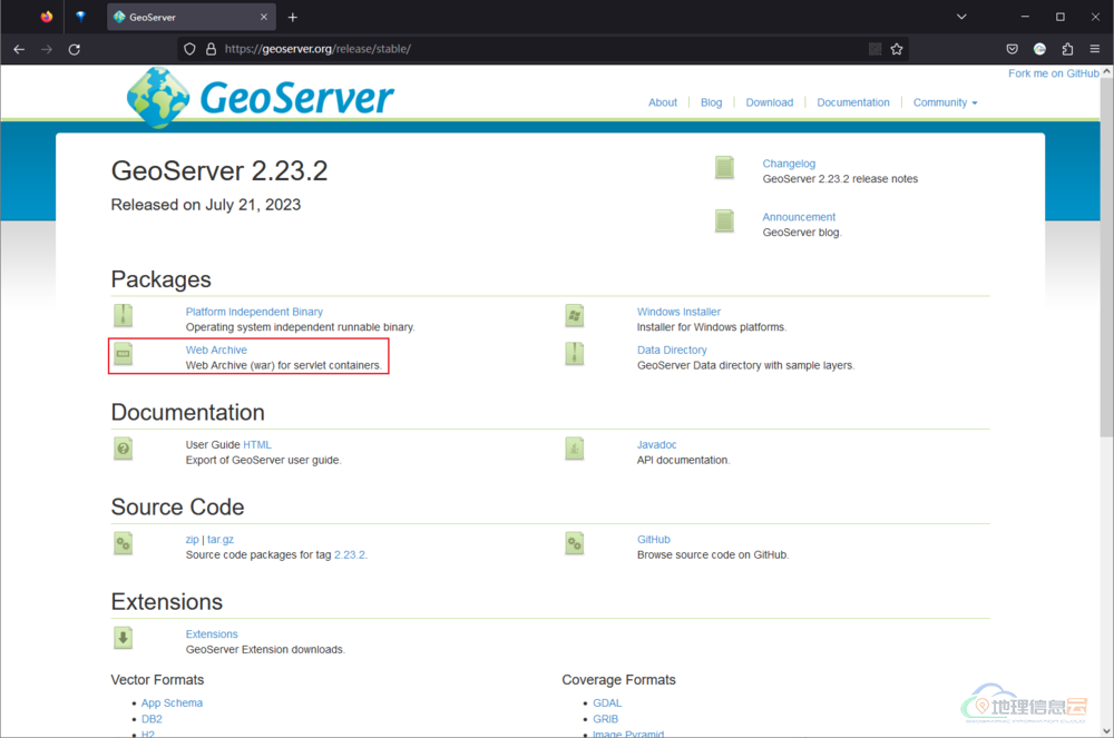 图片[2]-GeoServer 安装教程（Linux篇）（2）以 RedHat 上 Tomcat 部署 GeoServer 2.23.2 为例-地理信息云