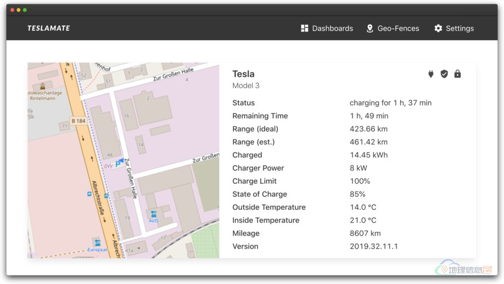 图片[3]-「Docker」TeslaMate 快速搭建指南丨Tesla 特斯拉自托管数据记录器-地理信息云